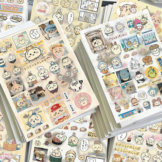 8 Sheets Usagi Stickers