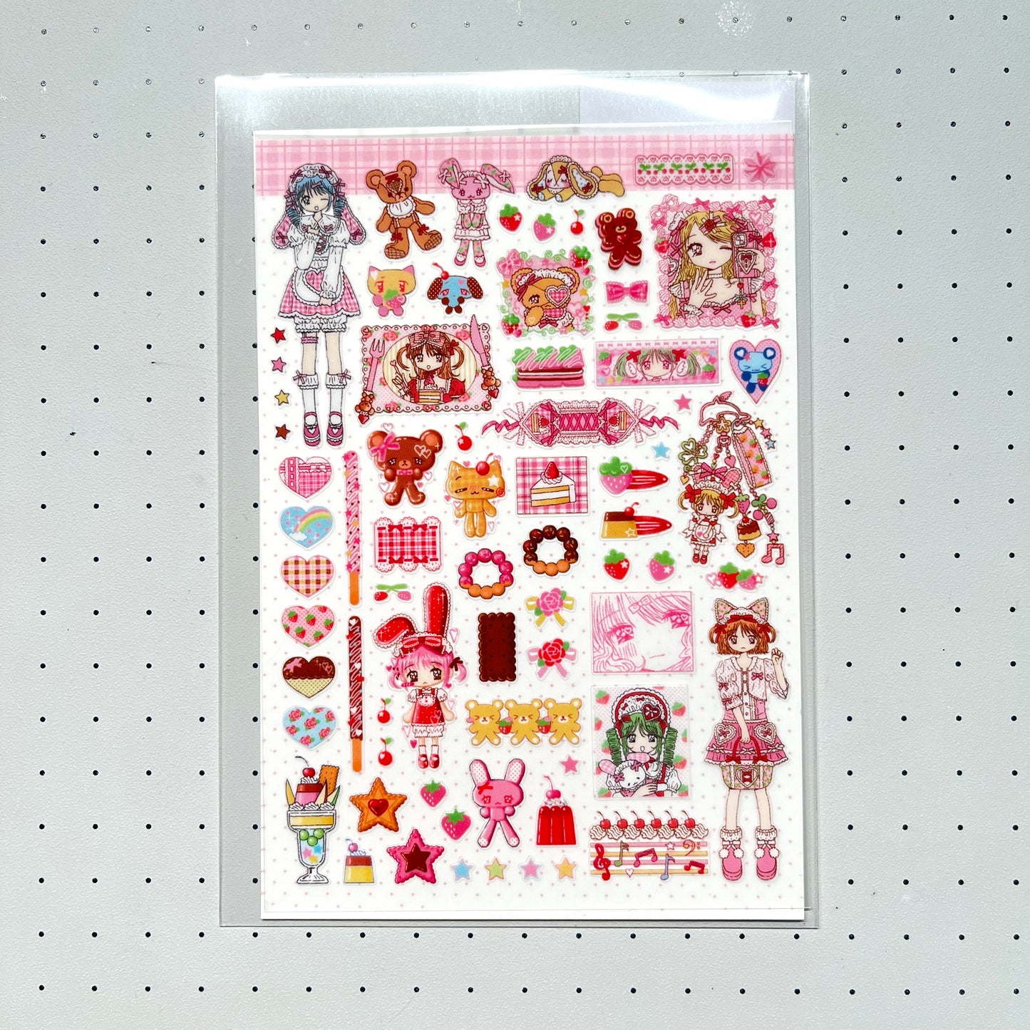 Lovely Girl Cute Sticker Sheets