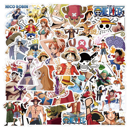 50Pcs One Piece Stickers