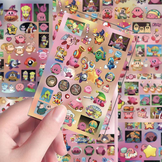 8 Sheets Kirby Stickers