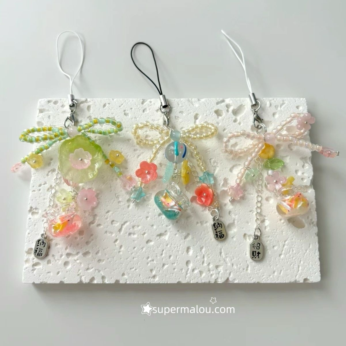 Butterfly Small Fish Pendant Phone Chain
