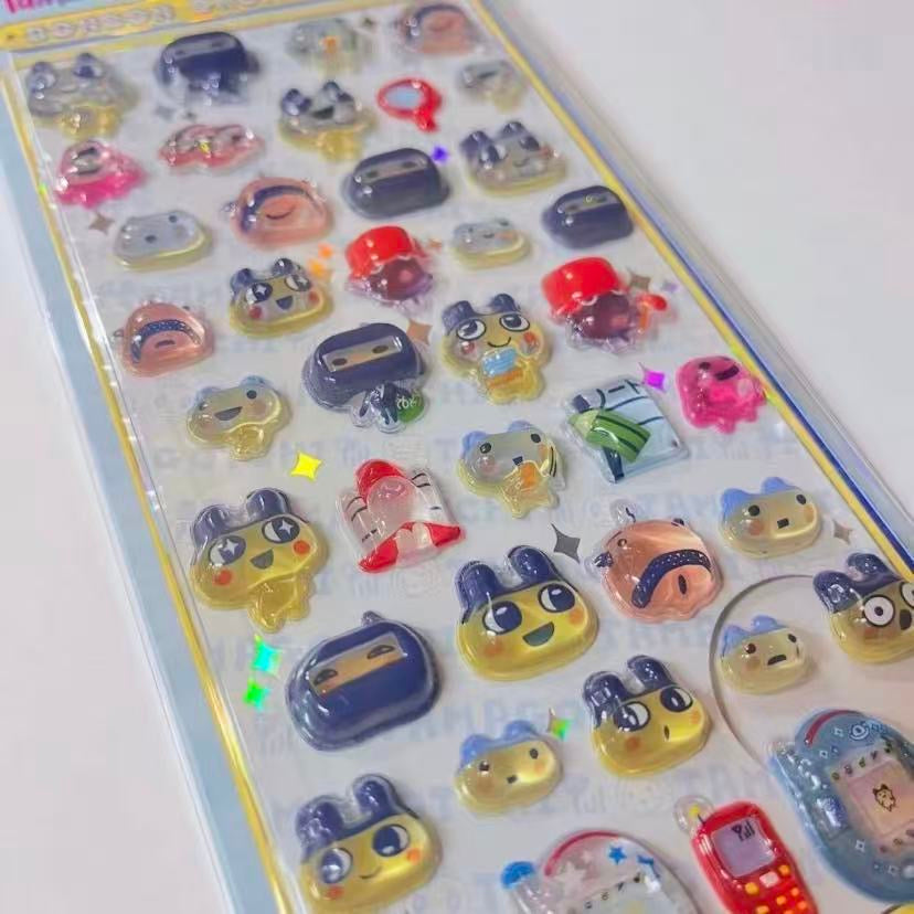 Tamagotchi 3D Stickers