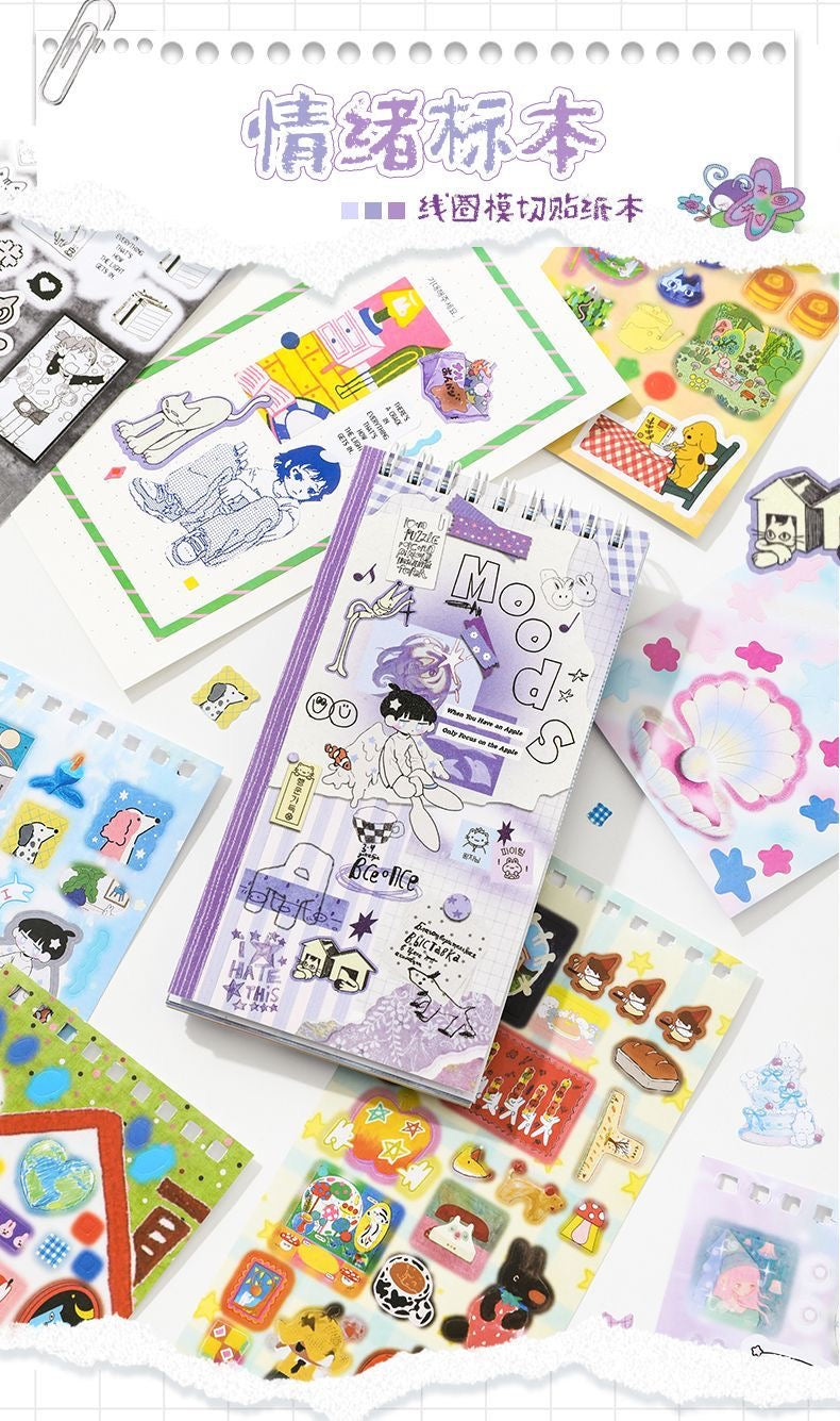 20 Pages Girl's Diary Sticker Book