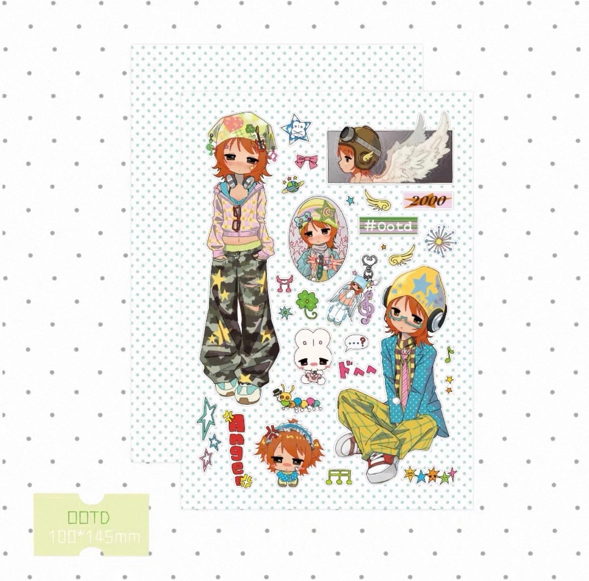 OOTD Cute Sticker Sheets