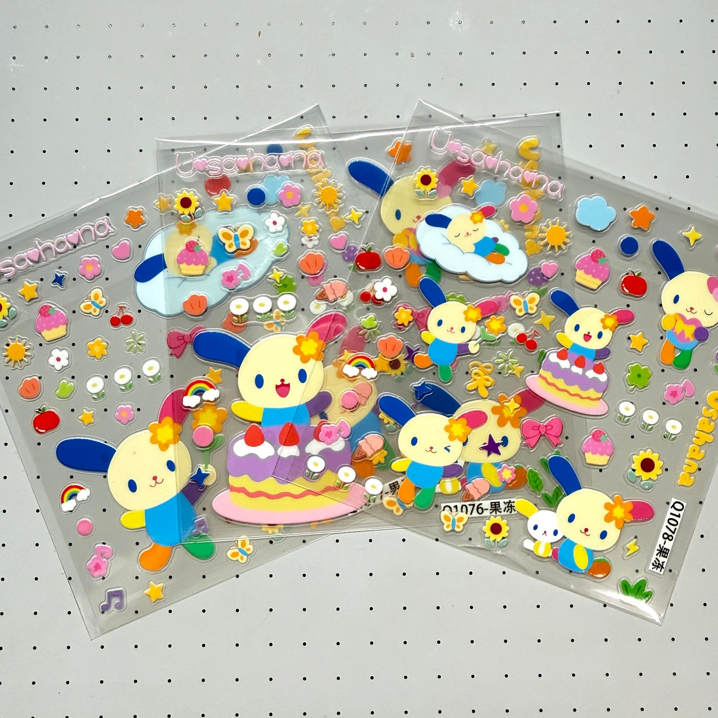 Usahana Transfer Sticker Set Of 3