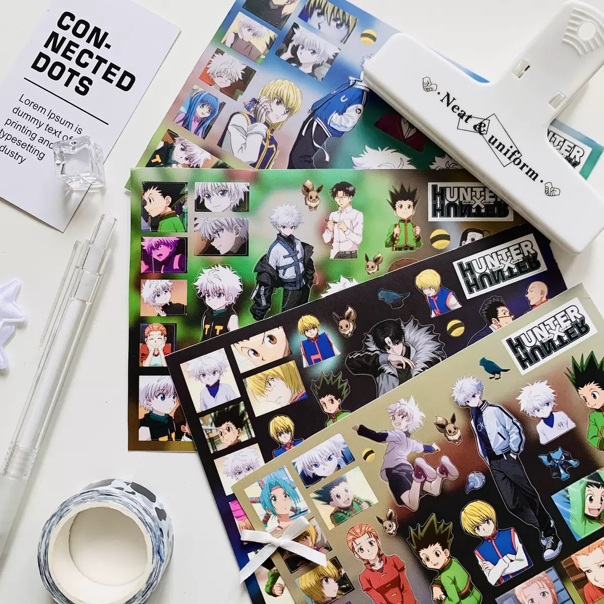 8 Sheets HUNTER×HUNTER Stickers