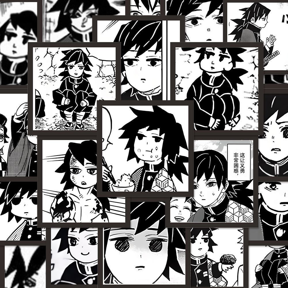 120pcs Demon Slayer Giyu Stickers