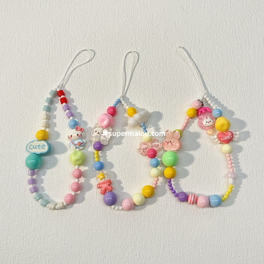 Cartoon Candy Kitty Phone Chain