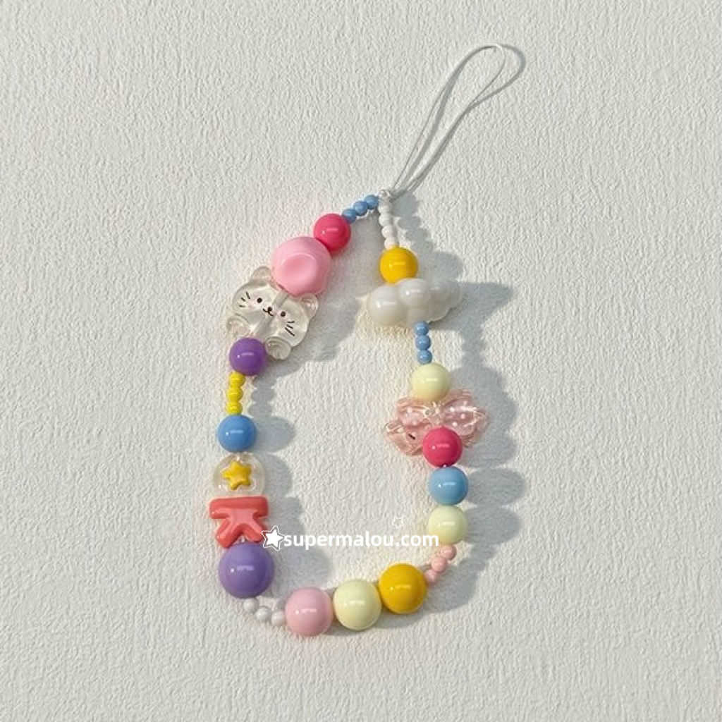 Cartoon Candy Kitty Phone Chain
