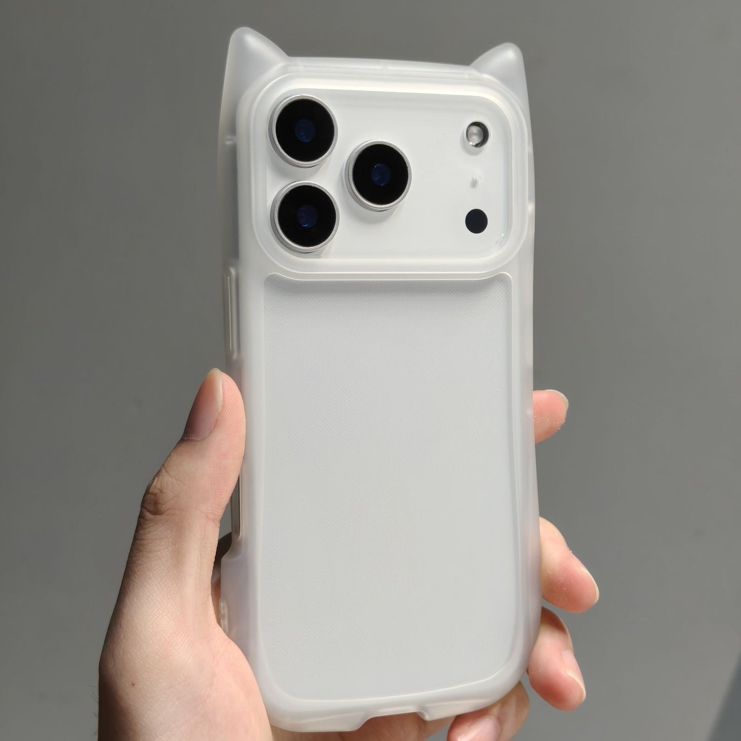 Cat Ear DIY Clear iPhone Case Soft Case