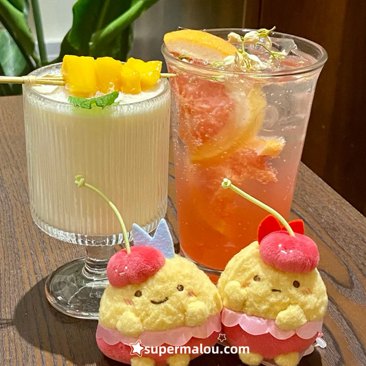 Sumikko Gurashi Cherry Fried Shrimp Fried Fish Tail Plush Pendant