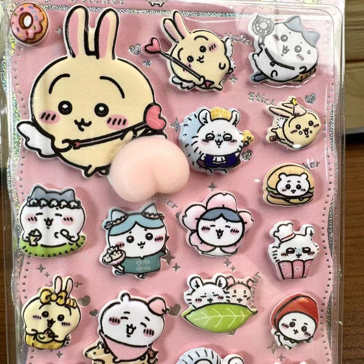 Chiikawa Bubble cotton 3D stickers