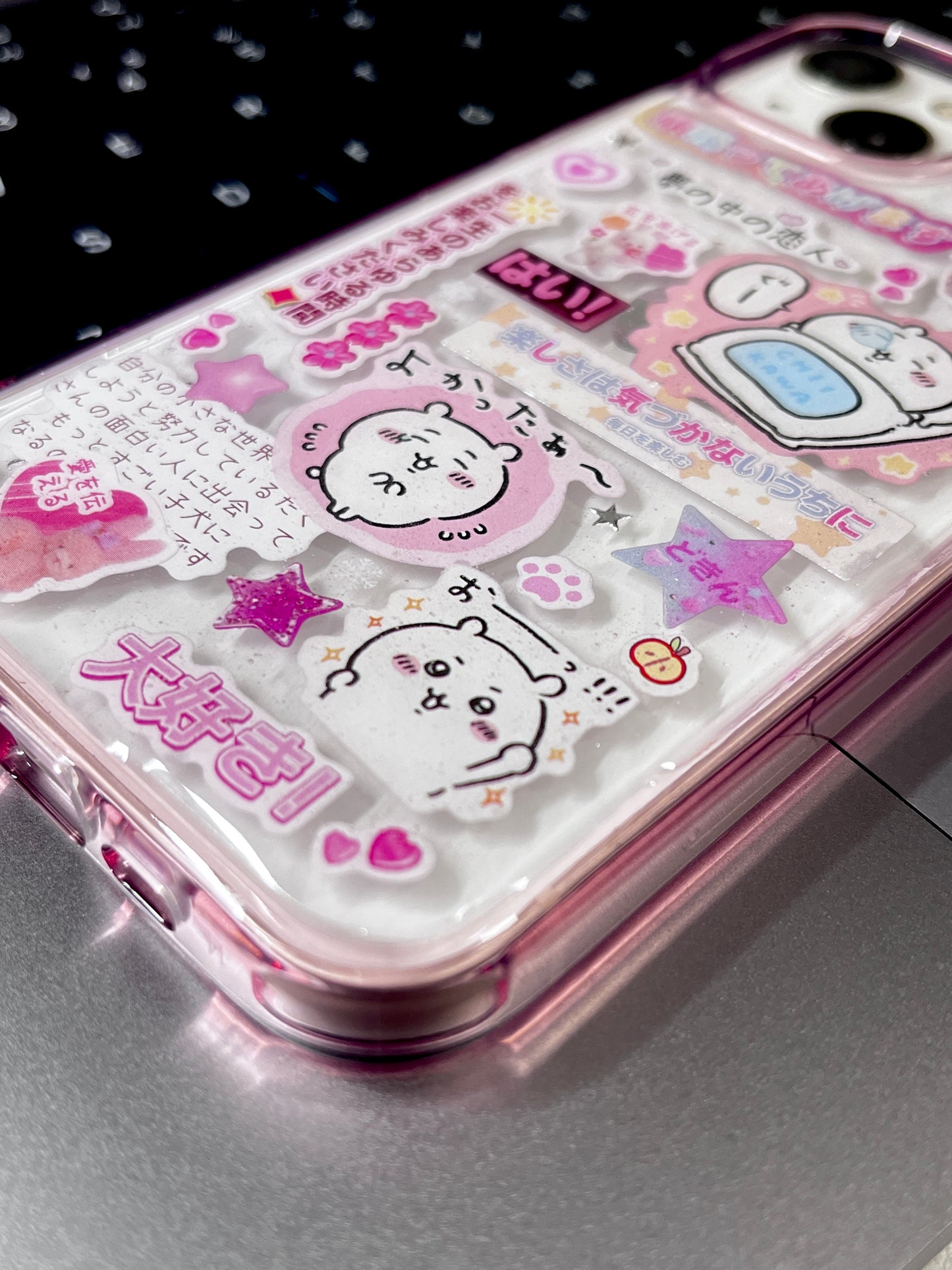 Chiikawa Handmade Dispensing Sticker iPhone Case Samsung Case