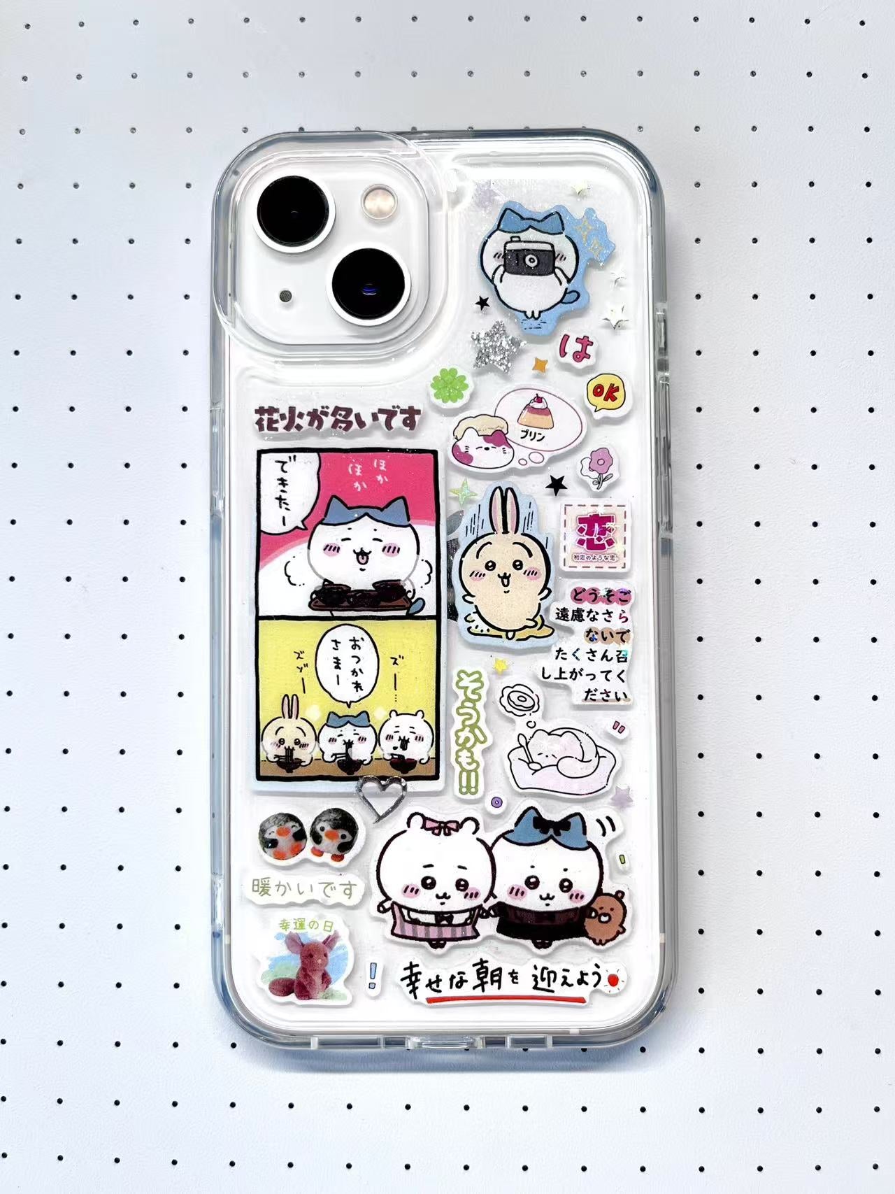Chiikawa Handmade Sticker iPhone Case Samsung Case C&D