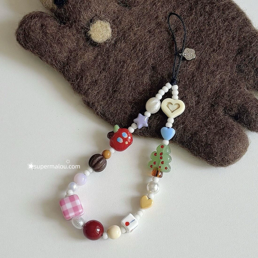 Christmas Tree Apple Phone Chain CCD Chain