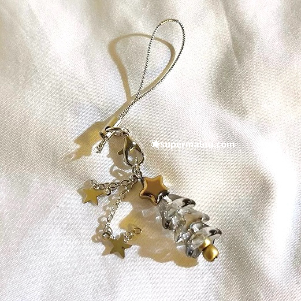 Christmas Tree Pentagram Pendant Phone Chain