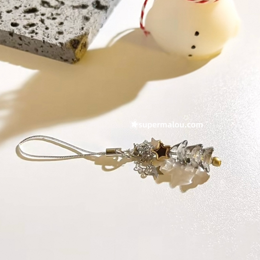 Christmas Tree Pentagram Pendant Phone Chain