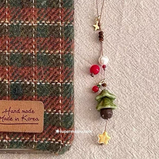Christmas Tree Star Ultra Thin Phone Chain