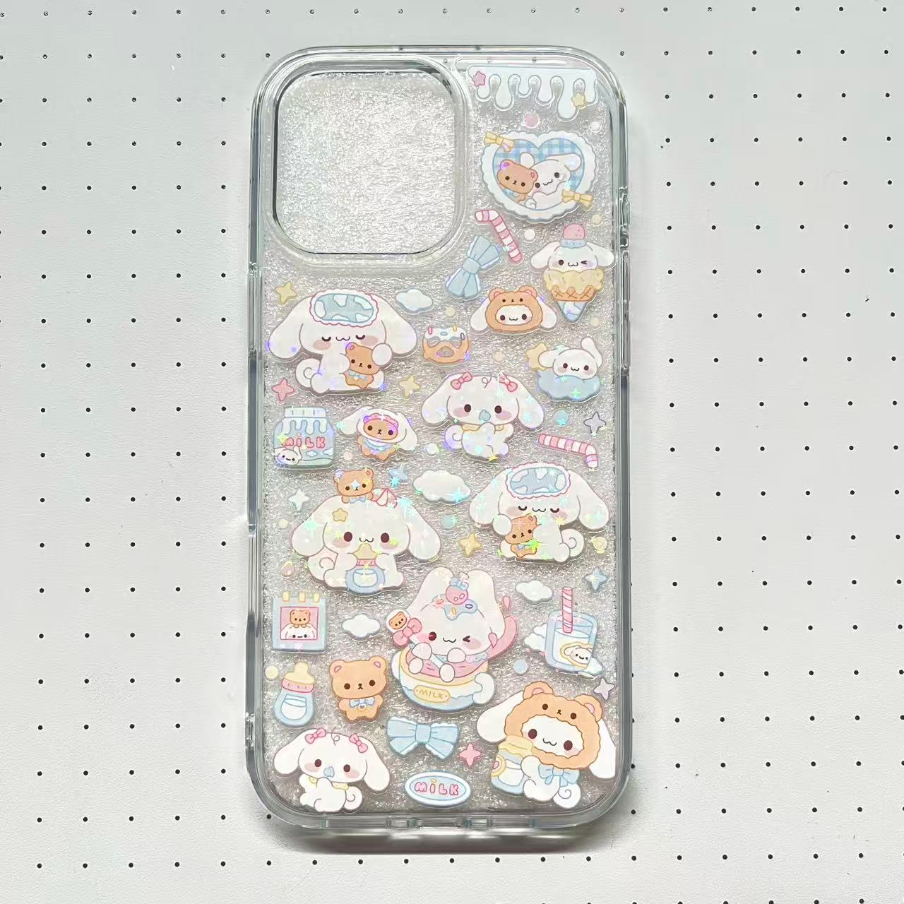 Cinnamoroll Sugarbunnies Handmade Sticker Phone Case (Resin Ver.)