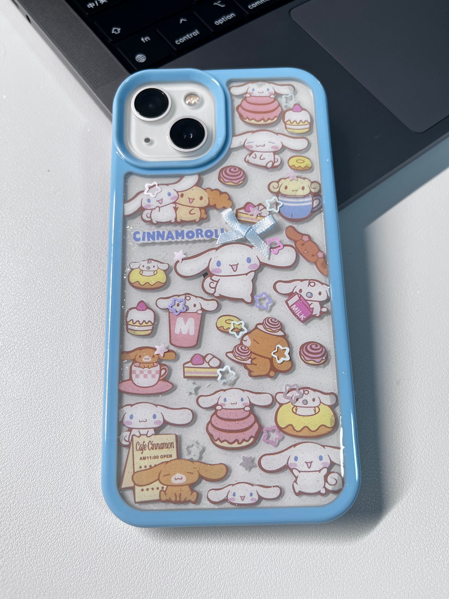 Cinnamoroll Handmade Dispensing Sticker Phone Case