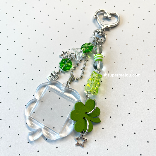 Clover Deco Phone Chain Key Chain