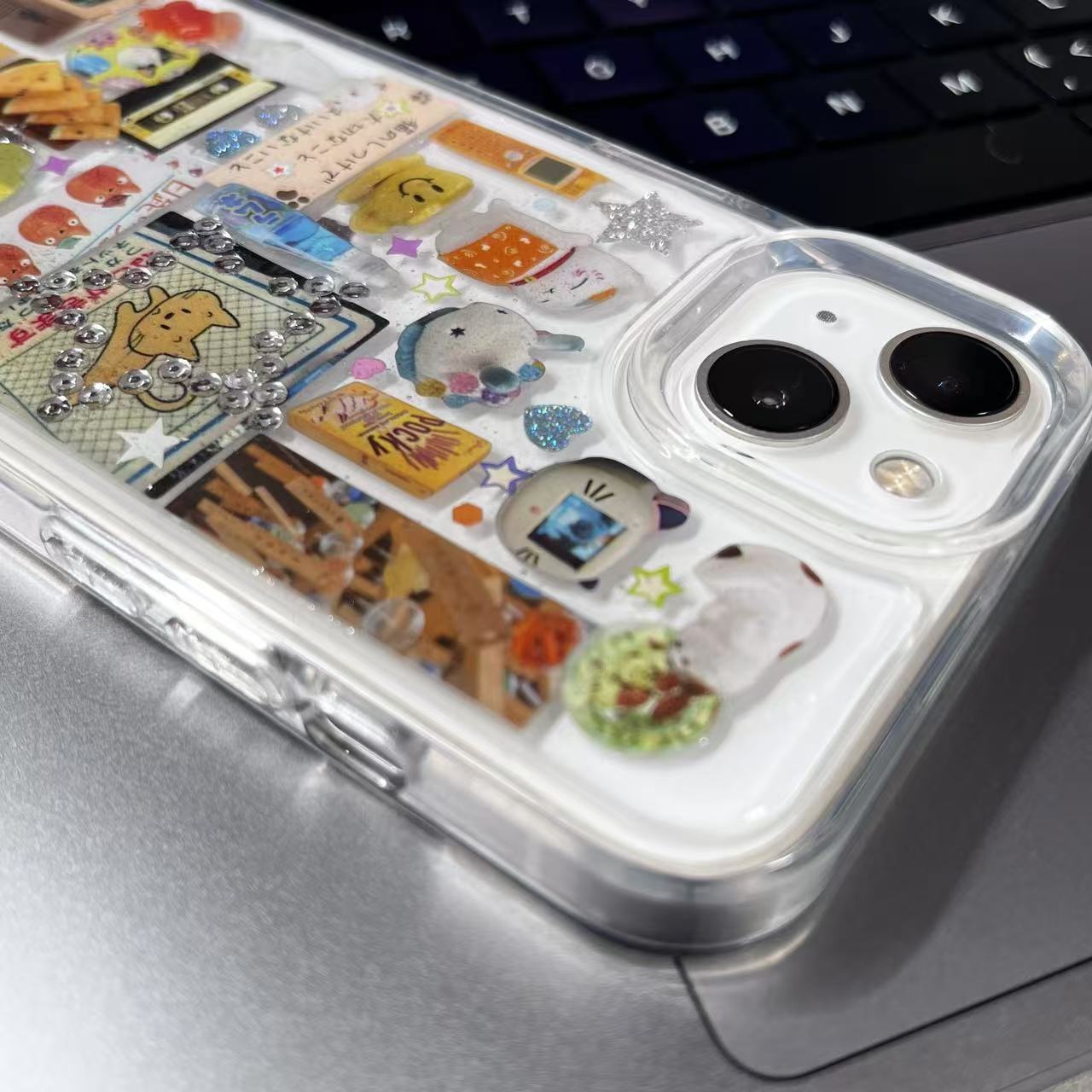 Colorful Dopamine Handmade Sticker Phone Case Samsung Case