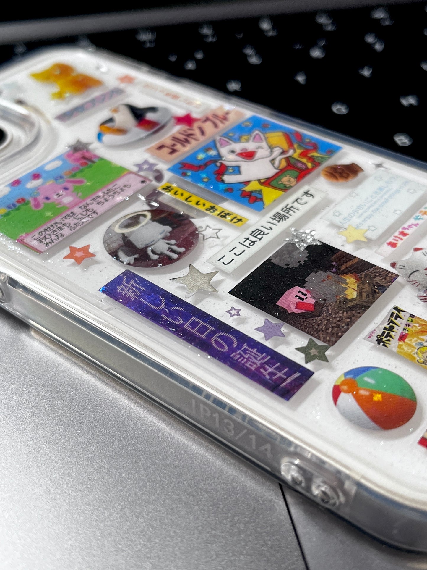 Retro Cat Dog Colorful Penguin  Handmade Sticker Phone Case Samsung Case