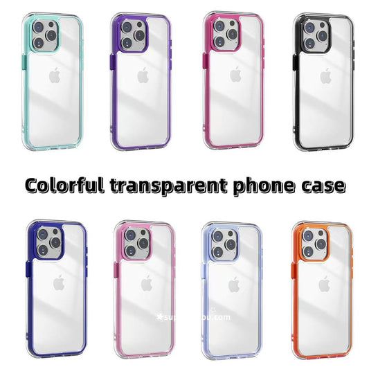 Colorful Transparent Phone Case DIY Clear Case