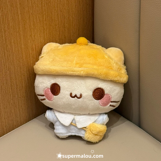 Cute Mashumaro Plush Pendant Keychain（Big Doll)