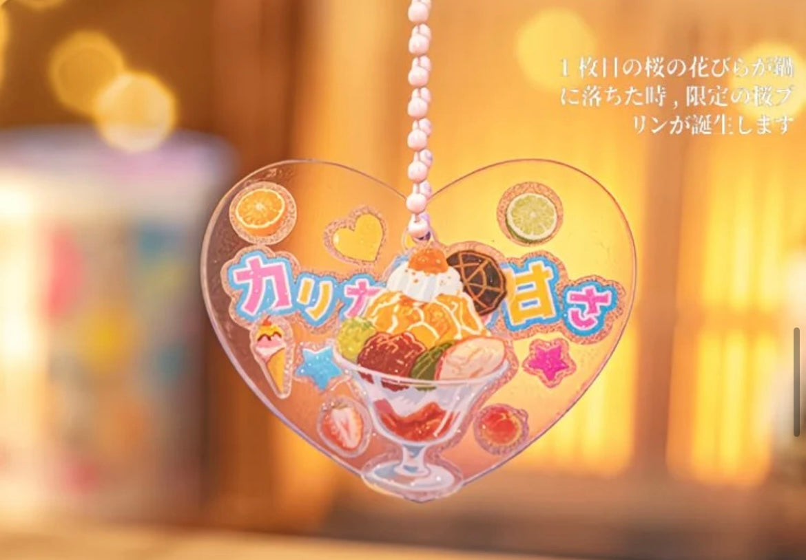 2M Cute Retro Food Sparkling Sand Sticker Roll