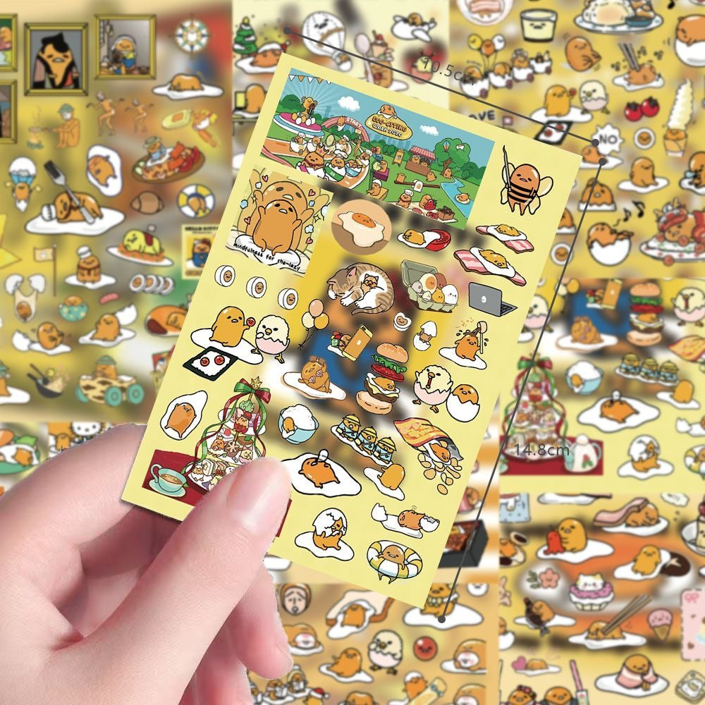 8 Sheets Gudetama‌ Stickers