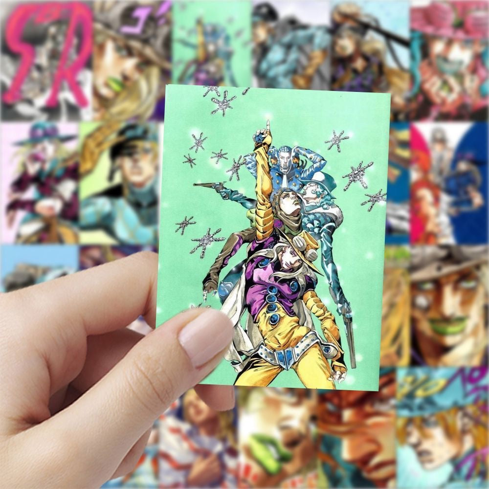 60Pcs JoJo's Bizarre Adventure Steel Ball Run Stickers