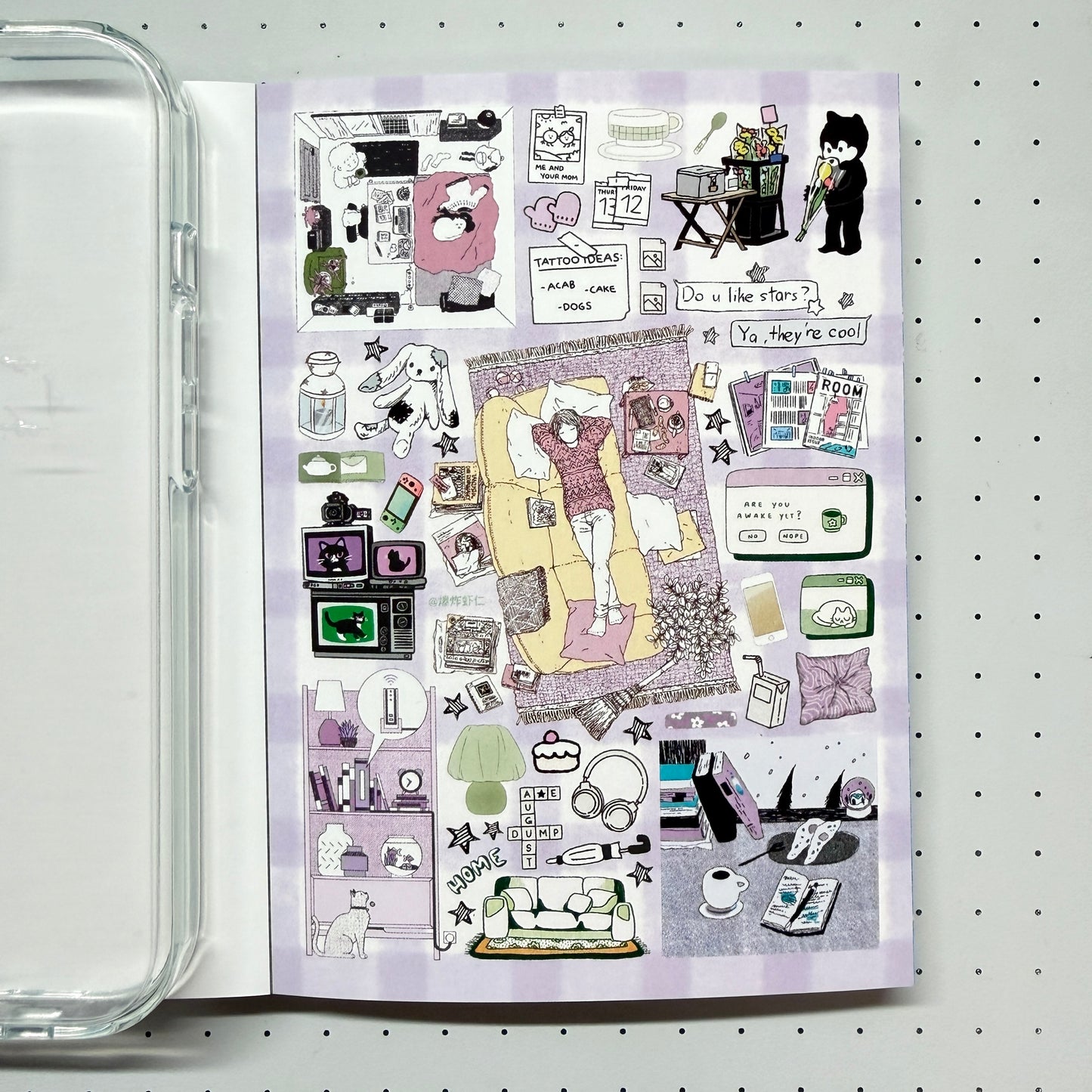 【Limited Edition 13】Soul Resonance Sticker Book Handmade Sticker Phone Case