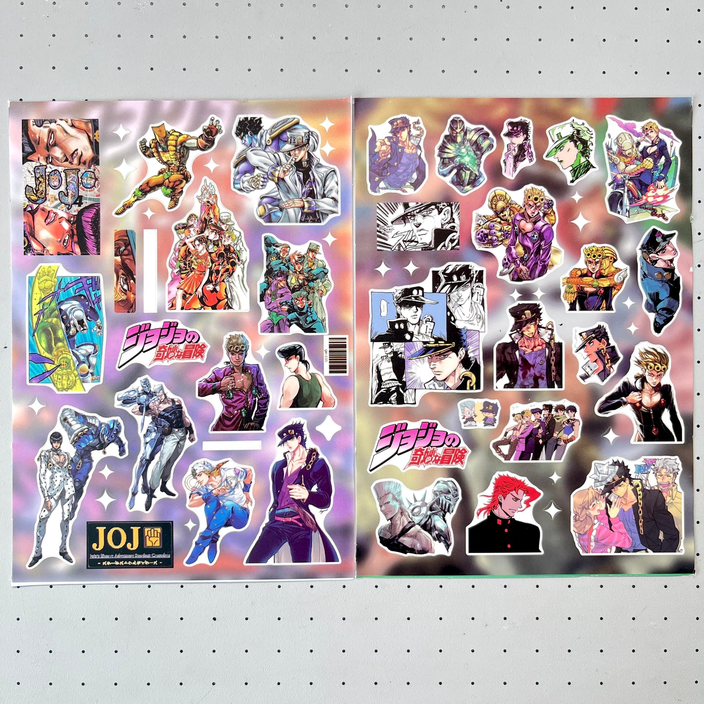 8 Sheets ‌JoJo's Bizarre Adventure Stickers A
