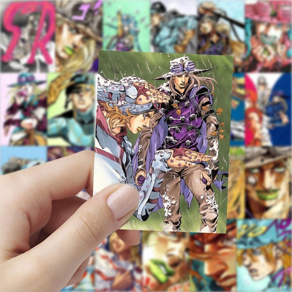 60Pcs JoJo's Bizarre Adventure Steel Ball Run Stickers