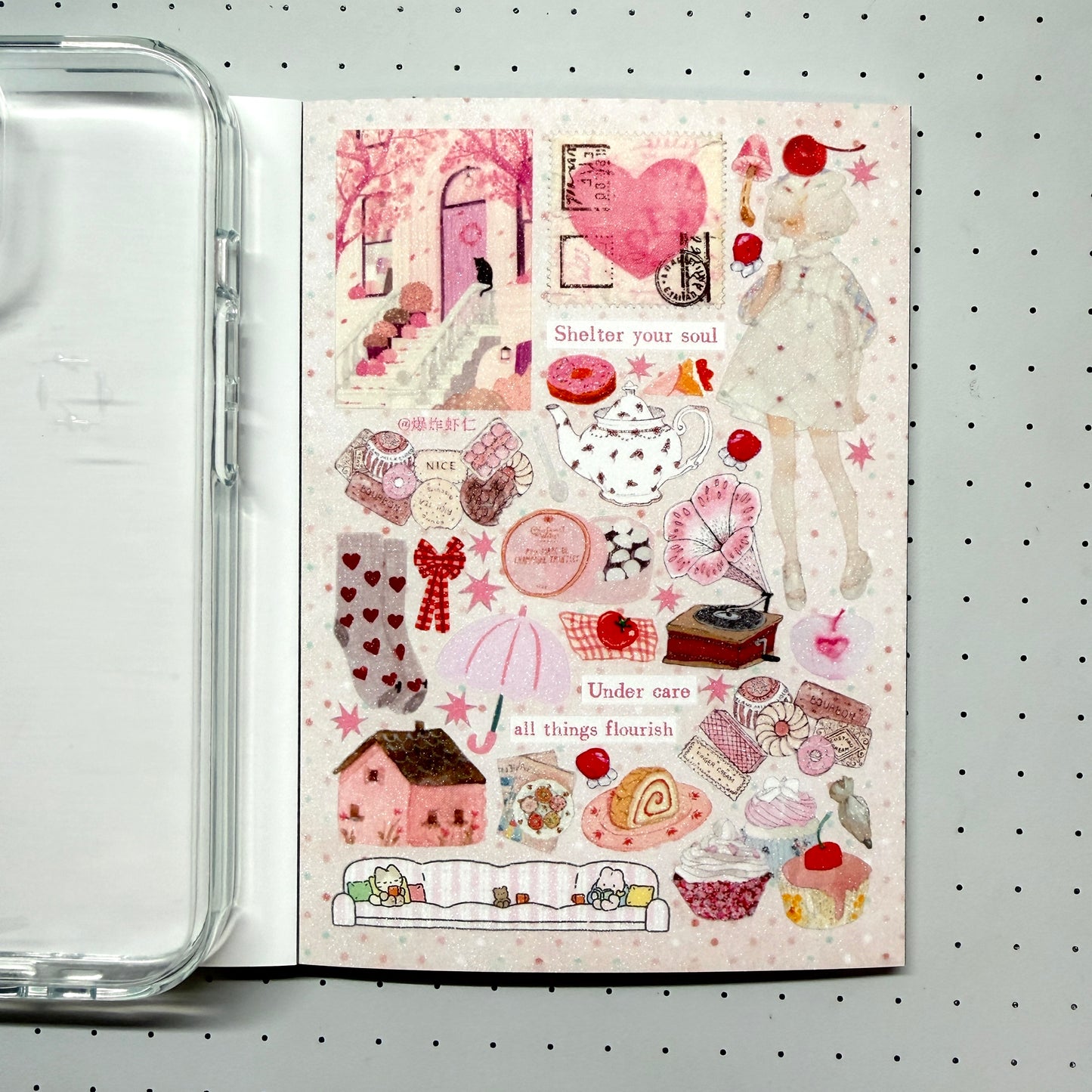 【Limited Edition 13】Soul Resonance Sticker Book Handmade Sticker Phone Case