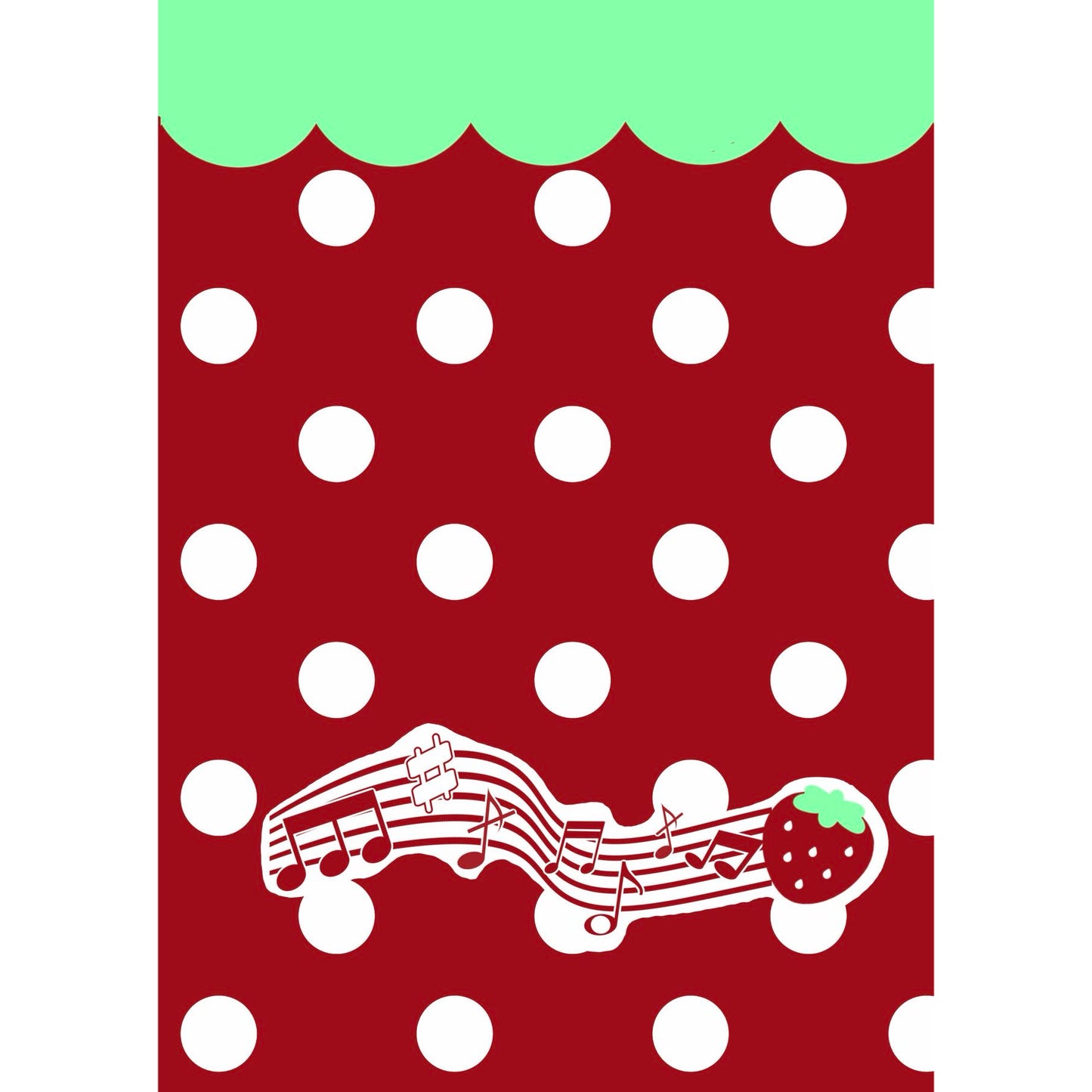 【Pre-Order】30Pages Red Strawberry Deco Sticker Book