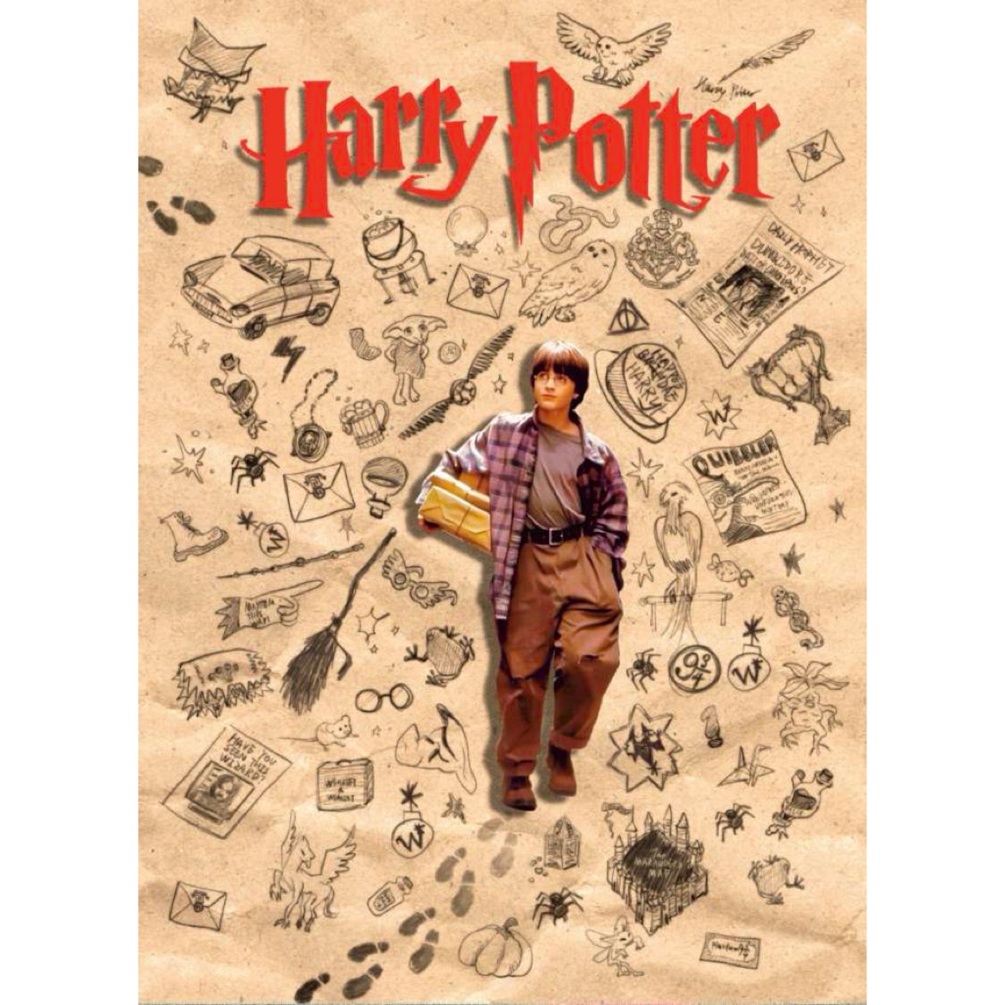 【Pre-Order】100Pages  Harry Potter Sticker Book
