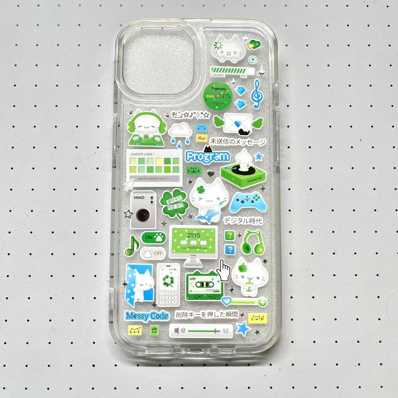 Digital Journal Handmade Sticker Phone Case (Resin Ver.)