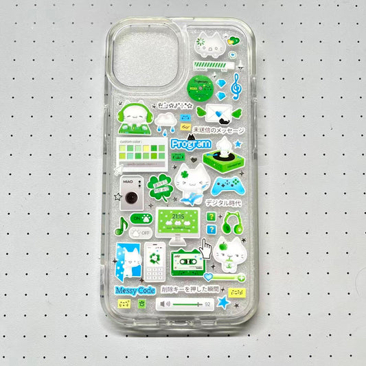 Digital Journal Handmade Sticker Phone Case (Resin Ver.)