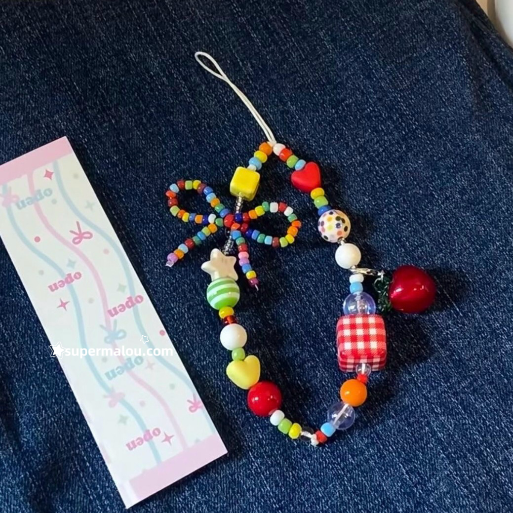 Dopamine Colorful Star Phone Chain