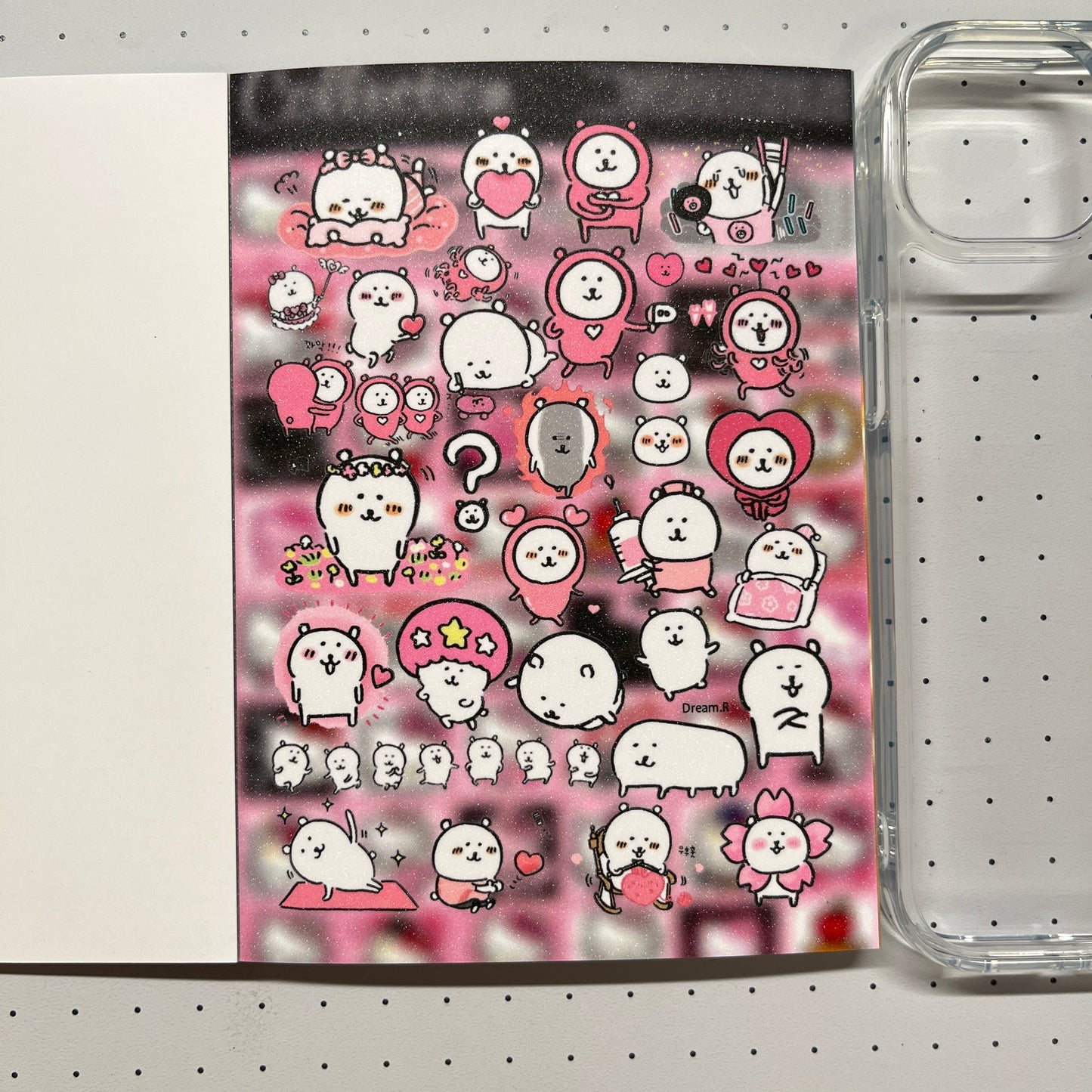 【Limited Edition】Dream.R Sticker Book Handmade Sticker Phone Case