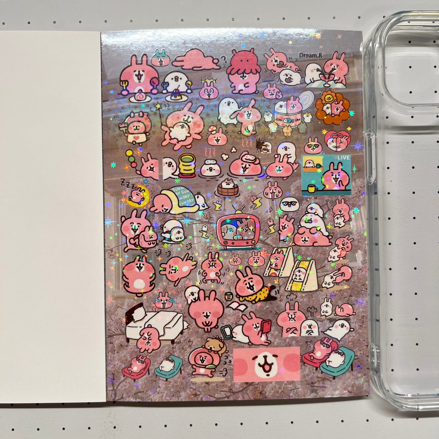 【Limited Edition】Dream.R Sticker Book Handmade Sticker Phone Case