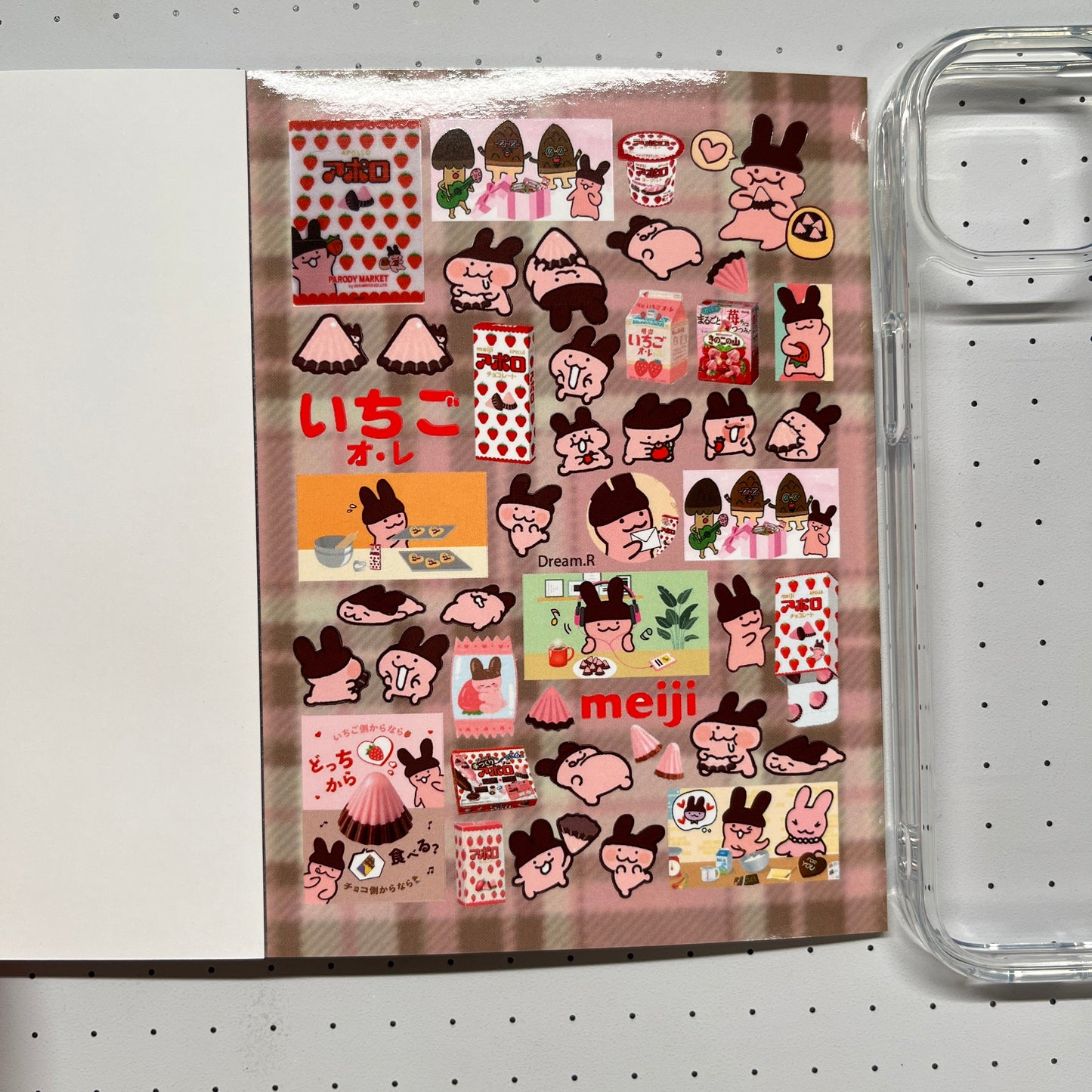 【Limited Edition】Dream.R Sticker Book Handmade Sticker Phone Case