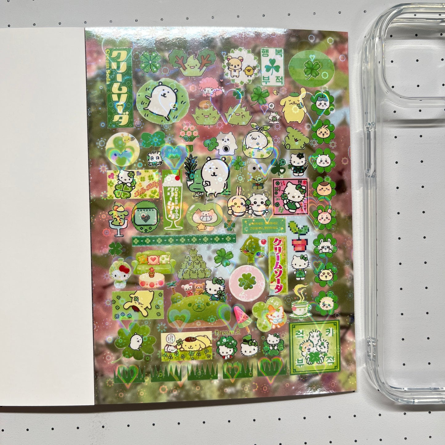 【Limited Edition】Dream.R Sticker Book Handmade Sticker Phone Case