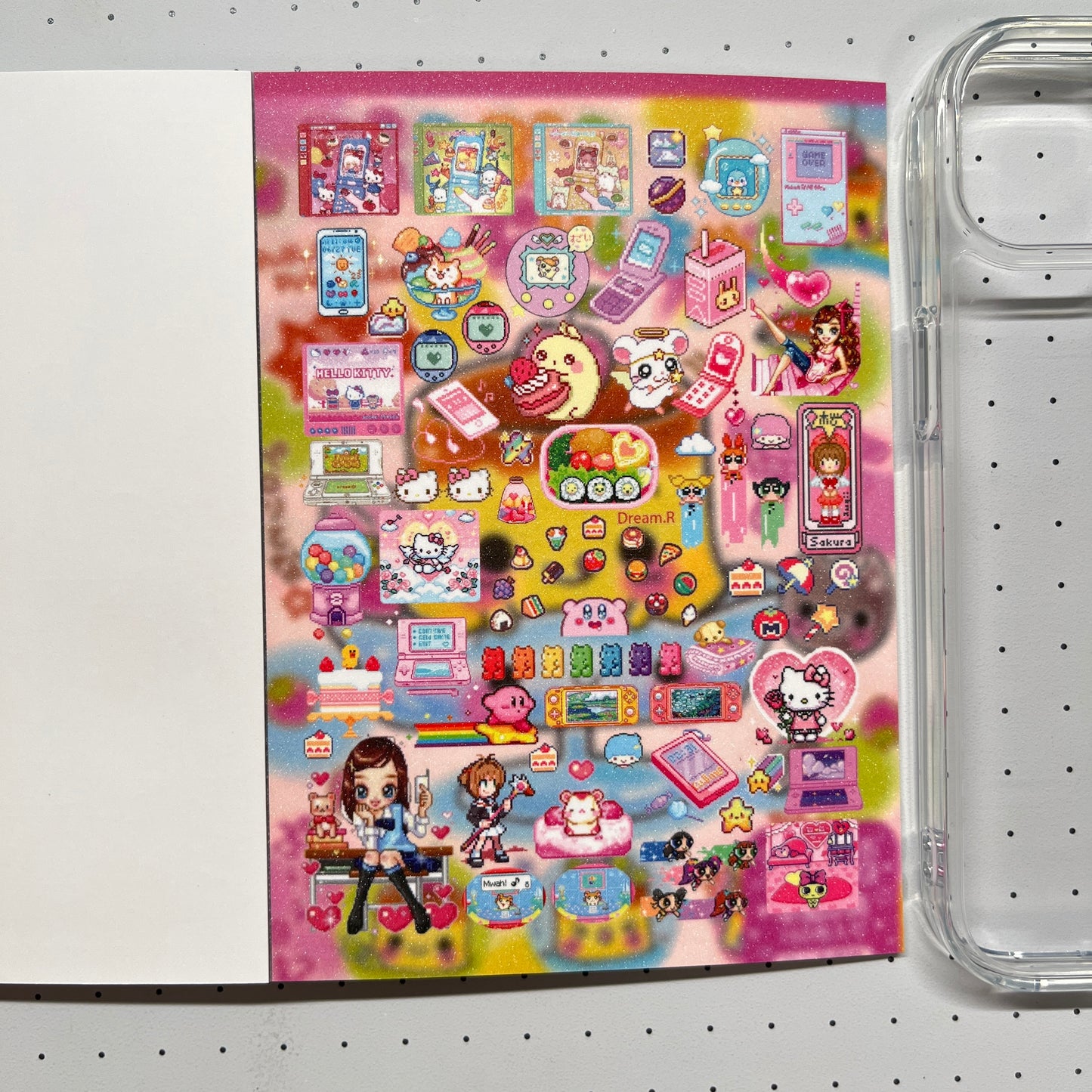【Limited Edition】Dream.R Sticker Book Handmade Sticker Phone Case