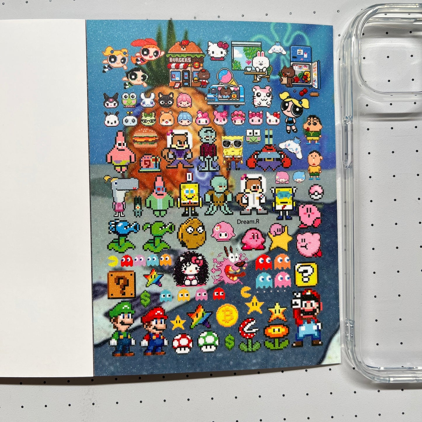 【Limited Edition】Dream.R Sticker Book Handmade Sticker Phone Case