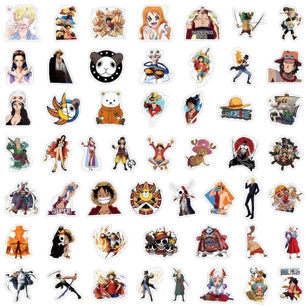 50Pcs One Piece Stickers