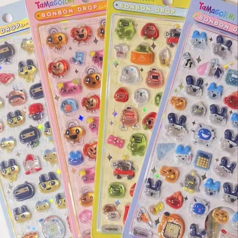 Tamagotchi 3D Stickers