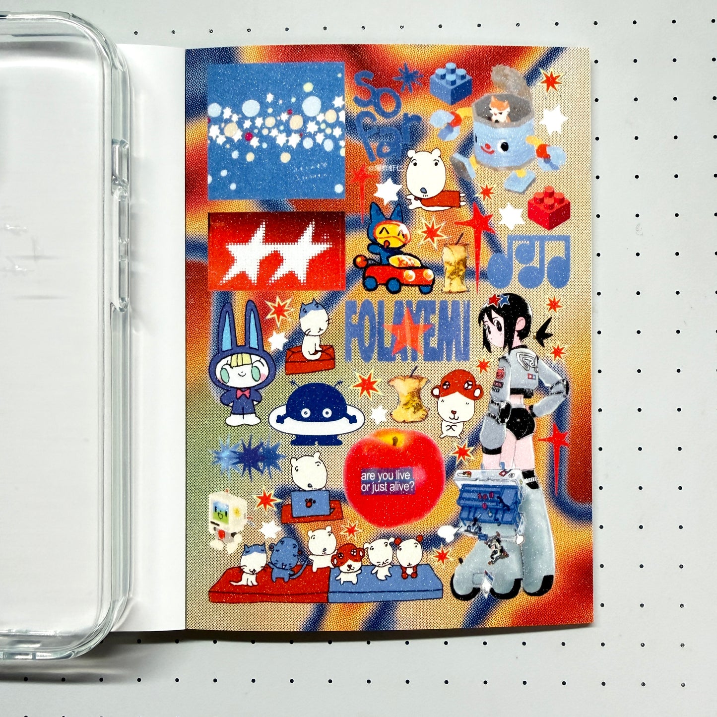 【Limited Edition 13】Soul Resonance Sticker Book Handmade Sticker Phone Case